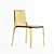 Elegant Acrylic Dining Chair 3D model small image 1