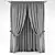 Polys - 117240 Verts - 118717: Sleek Curtain Set 3D model small image 2