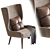 Hush Armchair: Stylish, Comfortable, and Durable 3D model small image 3