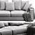 Contemporary BoConcept Cenova Sofa 3D model small image 4