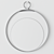 Italian Elegance: Sesto Senso Mirror 3D model small image 4