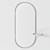 Sp01 Michelle Oval Metal Mirror 3D model small image 4