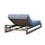 Sebastian Teak Chaise Lounge 3D model small image 4
