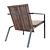 EGOE Axis Outdoor Chair 3D model small image 2