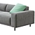 ITS KAZA Sofa: Compact, Stylish, Spacious 3D model small image 3