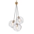 Elegant Sky Cluster Chandelier 3D model small image 1