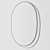 Plateau M Oval Wall Mirror 3D model small image 11