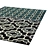 Vibrant 5x7 Rug: Polys 3,888 & Vets 4,004 3D model small image 2