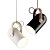 Sleek Carronade Pendant Light 3D model small image 1