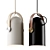 Sleek Carronade Pendant Light 3D model small image 2