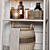 Modern Bathroom Set: Accessories 01 3D model small image 3