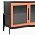 Modern Black Showcase: 105x78x40 cm 3D model small image 4