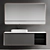 Elegant Edone Vanity Set 3D model small image 1