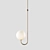 Elegant Angle Pendant Lighting 3D model small image 2