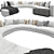 Daniels: Stylish Minotti Sofa 3D model small image 2
