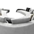 Daniels: Stylish Minotti Sofa 3D model small image 3