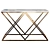 Modern Black Artificial Marble Console 3D model small image 2