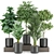 Lush Greenery Set 440 3D model small image 1