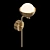 Spherical Metal Wall Lamp 3D model small image 2