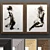 Elegant Art Frames - Set of 2 3D model small image 1