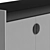Modern UNO Sideboard, 190cm 3D model small image 3
