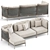 Sleek Anatra Collection Set: Stylish Modular Sofas by Janus et cie 3D model small image 3
