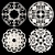 Elegant Decorative Wall Rosettes 3D model small image 5