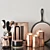 Copper Culinary Collection 3D model small image 3