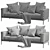 Sleek Flexform Romeo Sofa 3D model small image 5