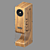 Vintage Wooden Speaker 3D model small image 1