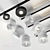 Modern LED Lighting Solution: AQForm Qrled Collection 3D model small image 1
