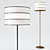 Cocoon Floor Lamp: Italian Design, Stunning Colors 3D model small image 1