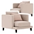 Delavega C33: Stylish Armchair for Modern Living 3D model small image 1