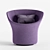 Modern Swivel Avalon Chair by Swedese 3D model small image 8
