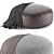 Modern Minotti Davis Pouf Set 3D model small image 2