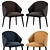 Sleek and Stylish Waldo Chair 3D model small image 1