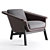 Sienna Armchair: Elegant Design and Comfort 3D model small image 1