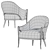 Charming Chic Chair with Elegant Touch 3D model small image 5