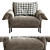 Cozy Alpine Armchair: Sancal's Sophisticated Comfort 3D model small image 3