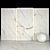 Luxury Calacatta Oro Marble Slabs 3D model small image 1