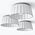 Madame Gres Ceramic Ceiling Lamp 3D model small image 2