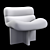 Zuma Lounge - Modern Chair 3D model small image 3