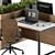 ErgoBoost Office Furniture Set 3D model small image 4