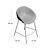 Sleek Semi-Bar Chair 3D model small image 5