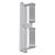 Classic Brass Glass Pendant 3D model small image 2