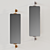 Gilded Orwell Industrial Mirror 3D model small image 1