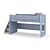 Modular Loft Bed with Corner Ladder 3D model small image 2