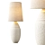 Terracotta Glow Table Lamp: Zara Home 3D model small image 1