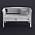 Arlington Entryway Bench with Storage 3D model small image 4