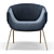 Sophisticated Seating Solution: Anita Armchair 3D model small image 3